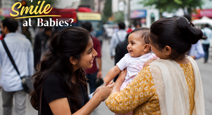 Why do babies make us smile