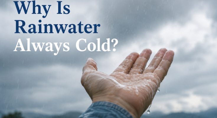 Why is rainwater cold